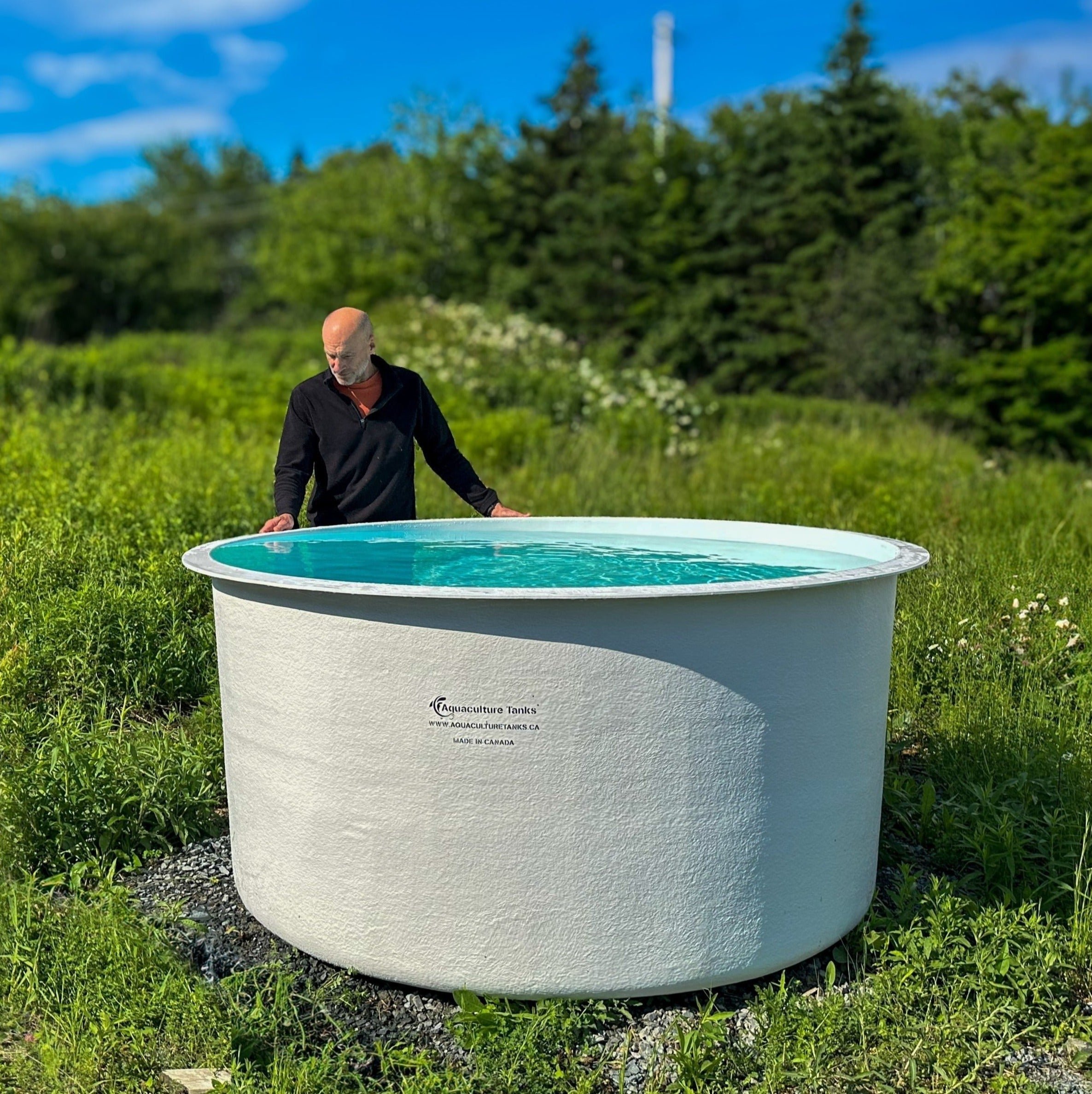 Circular Tank 72in diameter - 36in deep – Aquaculture Tanks