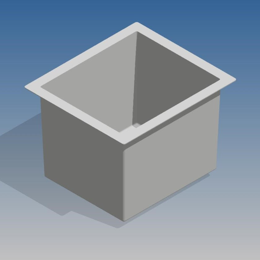 Rectangular Tank 30in length – 24in width – 24in deep